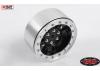 RC4WD Raceline Monster 2.2 Beadlock Wheels (Black/Silver)