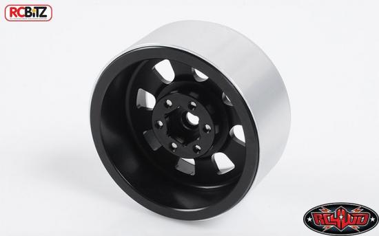 RC4WD Raceline Monster 2.2 Beadlock Wheels (Black/Silver)