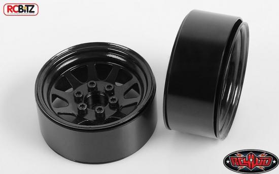 RC4WD OEM Stamped Steel 1.9 Beadlock Wheels (Black)
