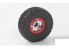 RC4WD TRO 1.7 Stamped Steel Beadlock Wheels (Red/Chrome)