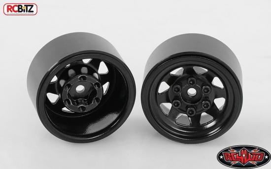 RC4WD Stamped Steel 1.0 Stock Beadlock Wheels (Black) (4)