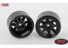 RC4WD Stamped Steel 1.0 Stock Beadlock Wheels (Black) (4)