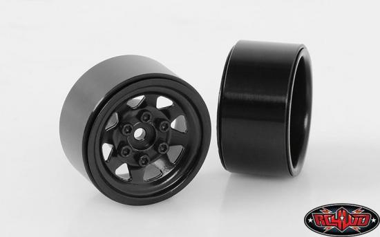 RC4WD Stamped Steel 1.0 Stock Beadlock Wheels (Black) (4)