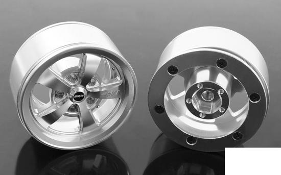 RC4WD Mickey Thompson Street Comp SC-5 1.9 Beadlock Wheels (Hyper Silver)