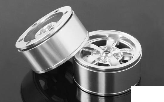 RC4WD Mickey Thompson Street Comp SC-5 1.9 Beadlock Wheels (Hyper Silver)