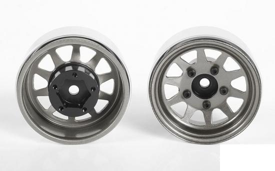 OEM Stamped Steel 1.55 Beadlock Wheels (Plain)