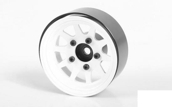 OEM Stamped Steel 1.55 Beadlock Wheels (White) &mdash; image 2 of 7