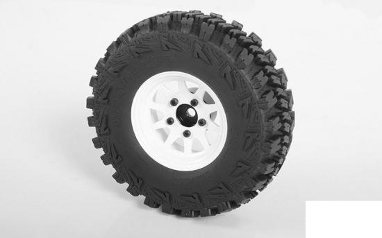 OEM Stamped Steel 1.55 Beadlock Wheels (White) &mdash; image 3 of 7