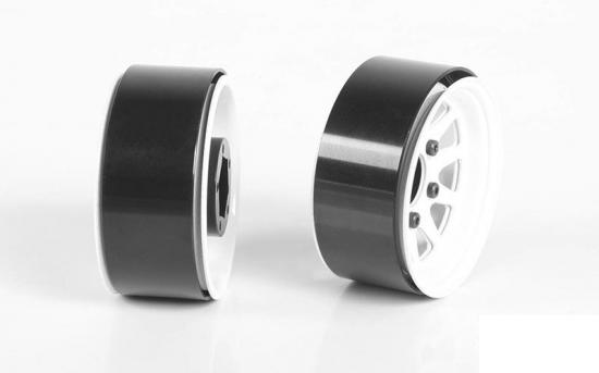 OEM Stamped Steel 1.55 Beadlock Wheels (White) &mdash; image 6 of 7