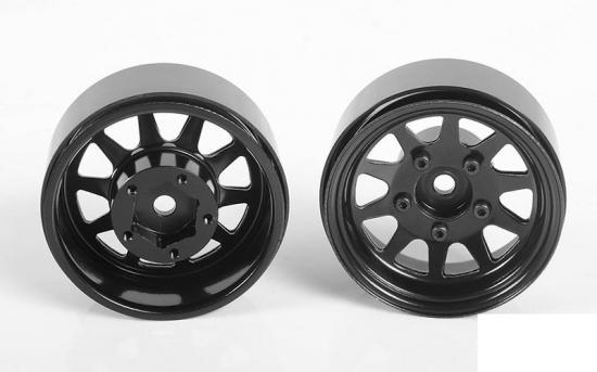OEM Stamped Steel 1.55 Beadlock Wheels (Black)