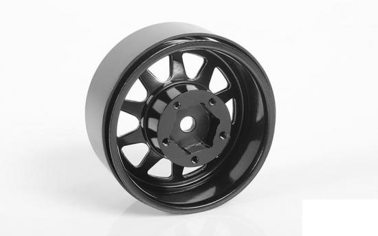 OEM Stamped Steel 1.55 Beadlock Wheels (Black) &mdash; image 2 of 7