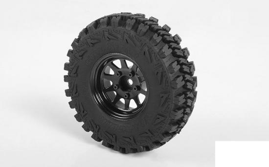 OEM Stamped Steel 1.55 Beadlock Wheels (Black) &mdash; image 5 of 7