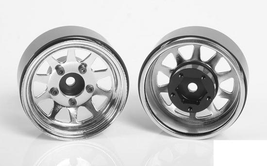 OEM Stamped Steel 1.55 Beadlock Wheels (Chrome)