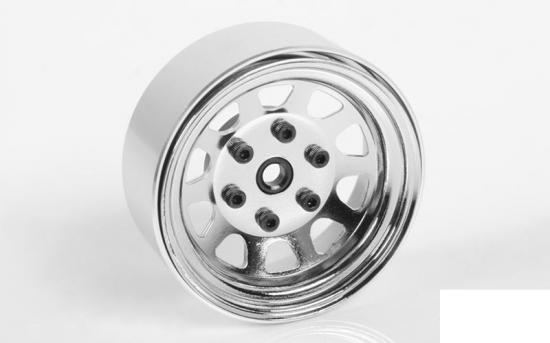 Stamped Steel 1.7 Beadlock Wagon Wheels (Chrome) RC4WD — image 4 of 7