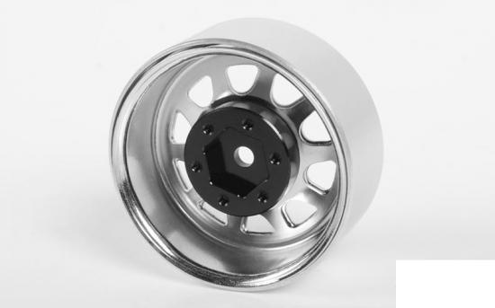 Stamped Steel 1.7 Beadlock Wagon Wheels (Chrome) RC4WD — image 6 of 7