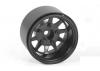 Deep Dish Wagon 1.55 Stamped Steel Beadlock Wheels (Black) (4)