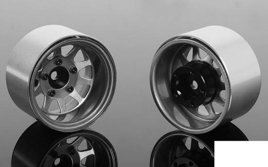Deep Dish Wagon 1.55 Stamped Steel Beadlock Wheels (Clear) RC4WD