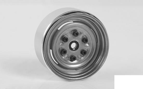 RC4WD Vintage Yota 6 Lug Stamped Steel 1.55 Beadlock Wheels (Clear) RC4WD