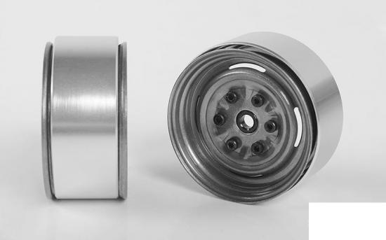 RC4WD Vintage Yota 6 Lug Stamped Steel 1.55 Beadlock Wheels (Clear) RC4WD
