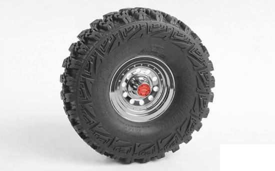 RC4WD Classic 10-Hole Chrome 1.9 Beadlock Wheels (4)