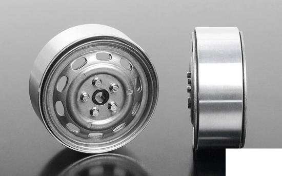 RC4WD Stamped Steel 1.7 10-Oval Hole Wheels (Plain) RC4WD — image 2 of 7