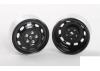RC4WD Stamped Steel 1.7 10-Oval Hole Wheels (Black) RC4WD