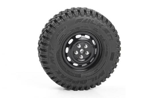 RC4WD Stamped Steel 1.7 10-Oval Hole Wheels (Black) RC4WD — image 5 of 7