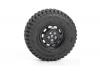 RC4WD Stamped Steel 1.7 10-Oval Hole Wheels (Black) RC4WD