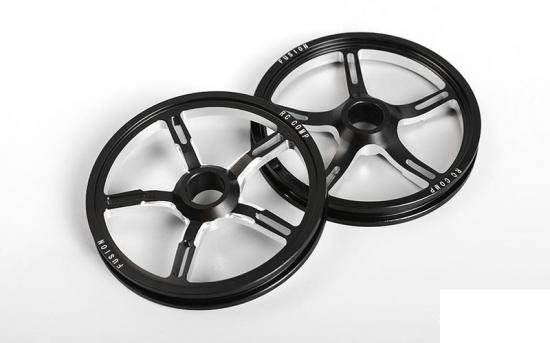 RC4WD RC Components Fusion Drag Race Front Wheels RC4WD