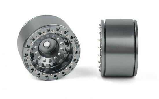 RC4WD Fuel Off-Road 1.55 Zephyr Beadlock Wheels (Gunmetal) RC4WD