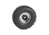 RC4WD OEM 6-Lug Stamped Steel 1.55 Beadlock Wheels (Black and Chrome) RC4WD
