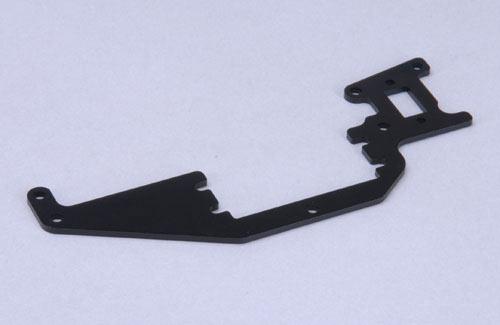 Radio Plate-Rear (2mm/6061/Black)XST ** CLEARANCE **