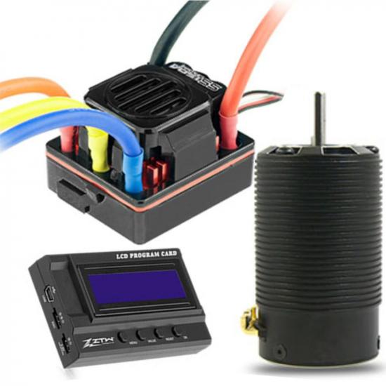 ZTW 1:8 Beast SS120A ESC + 4P SL3674 2150Kv Motor + LCD Program Card
