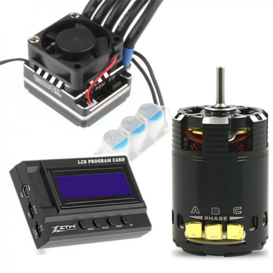 ZTW 1:10 Beast PRO Combo with 120A ESC + BP 3652 10.5T 3800Kv Motor + LCD Program Card