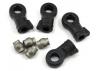 Associated Pro SC 4X4 16mm Shock Rod End + Susp. Ball (4)