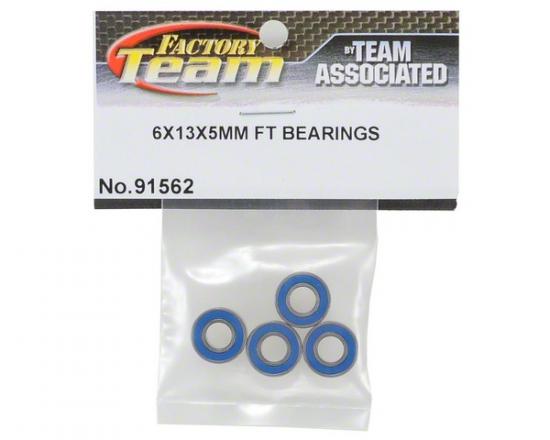 Associated B5/B5M 6 X 13 X 5 mm Factory Team Bearings (4)