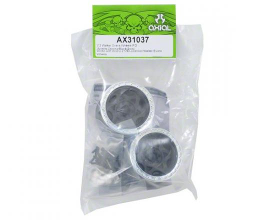 Axial 2.2 Walker Evans Wheels - IFD Wheels - Chrome/Black(2)