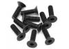 Axial M3x10mm Hex Socket Flat Head (Black) (10)