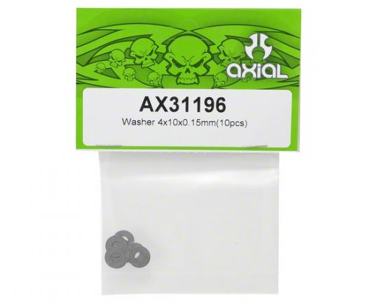 Axial Washer 4x10x0.15mm (10)