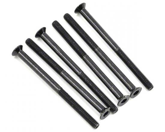Axial M3x45mm Hex Socket Flat Head (Black) (6pcs)