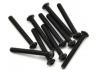 Axial M3x25mm Hex Socket Button Head (Black) (10)