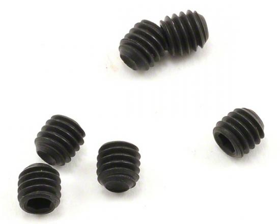 Axial M4x4mm Set Screw (Black) (6pcs.)