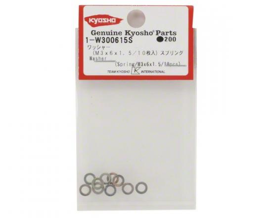 Kyosho Spring Washers 3X6X1.5mm (10)