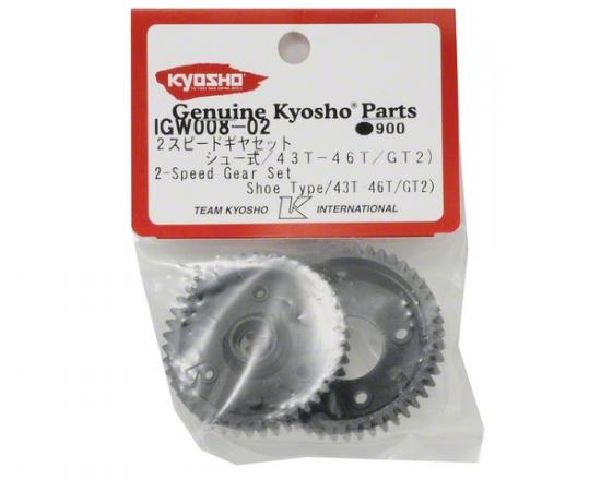 Kyosho Spur Gear Set Inferno GT 2 Speed (43/46T) For IGW008