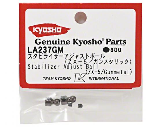 Kyosho Stabilizer Adjust Ball Zx5 (Gun Metal)