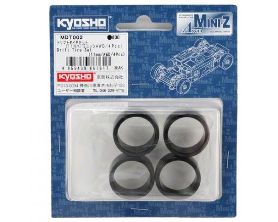 Kyosho Tyres (Drift) Mini-Z Awd (4) - 11mm Rear