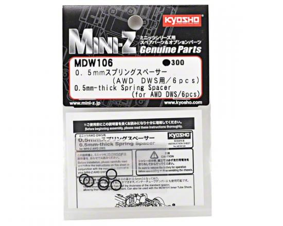 Kyosho Spring Spacer 0.5mm Mini-Z Awd Dws (6)