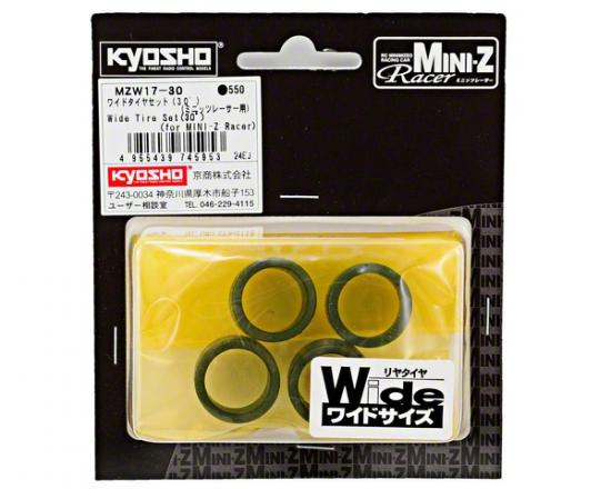 Kyosho Tyres (High-Grip) Mini-Z 30 Shore (4) (Wide)