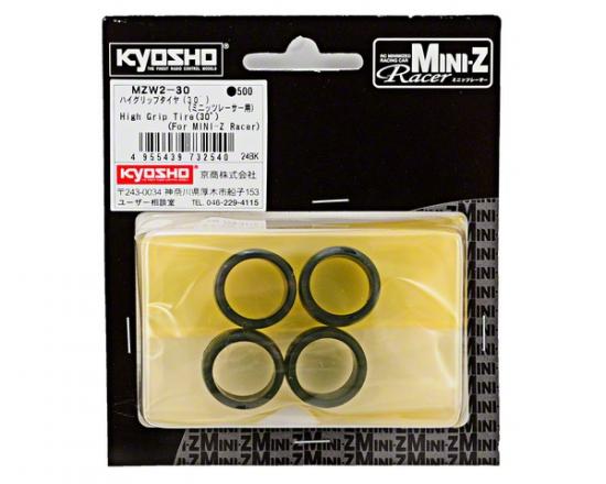 Kyosho Tyres (High-Grip) Mini-Z 30 Shore (4)