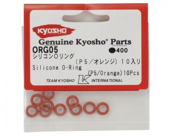 Kyosho Silicone O-Ring (P5/Orange) (10)